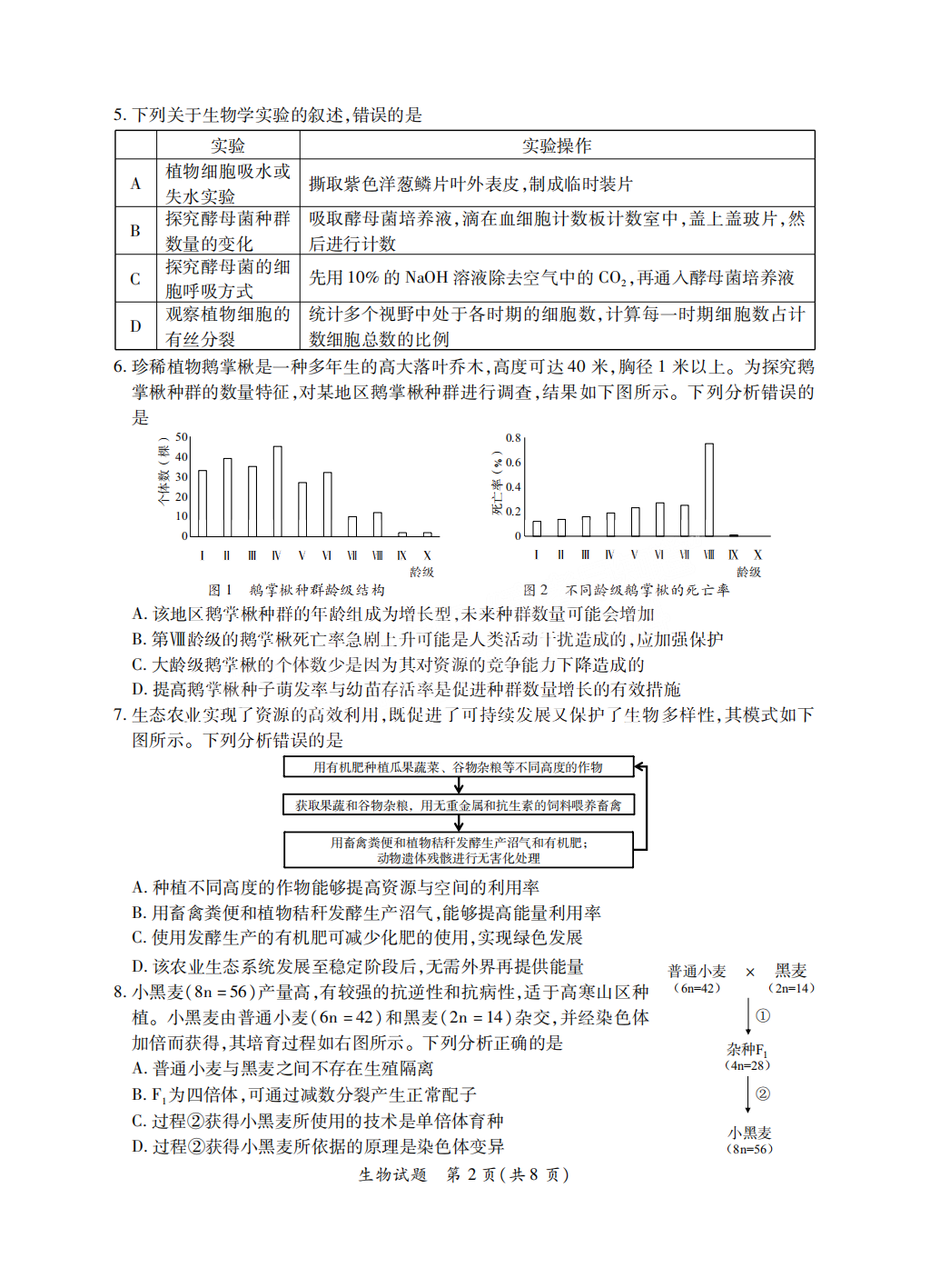 2022츣ʡ˵и4Ծ